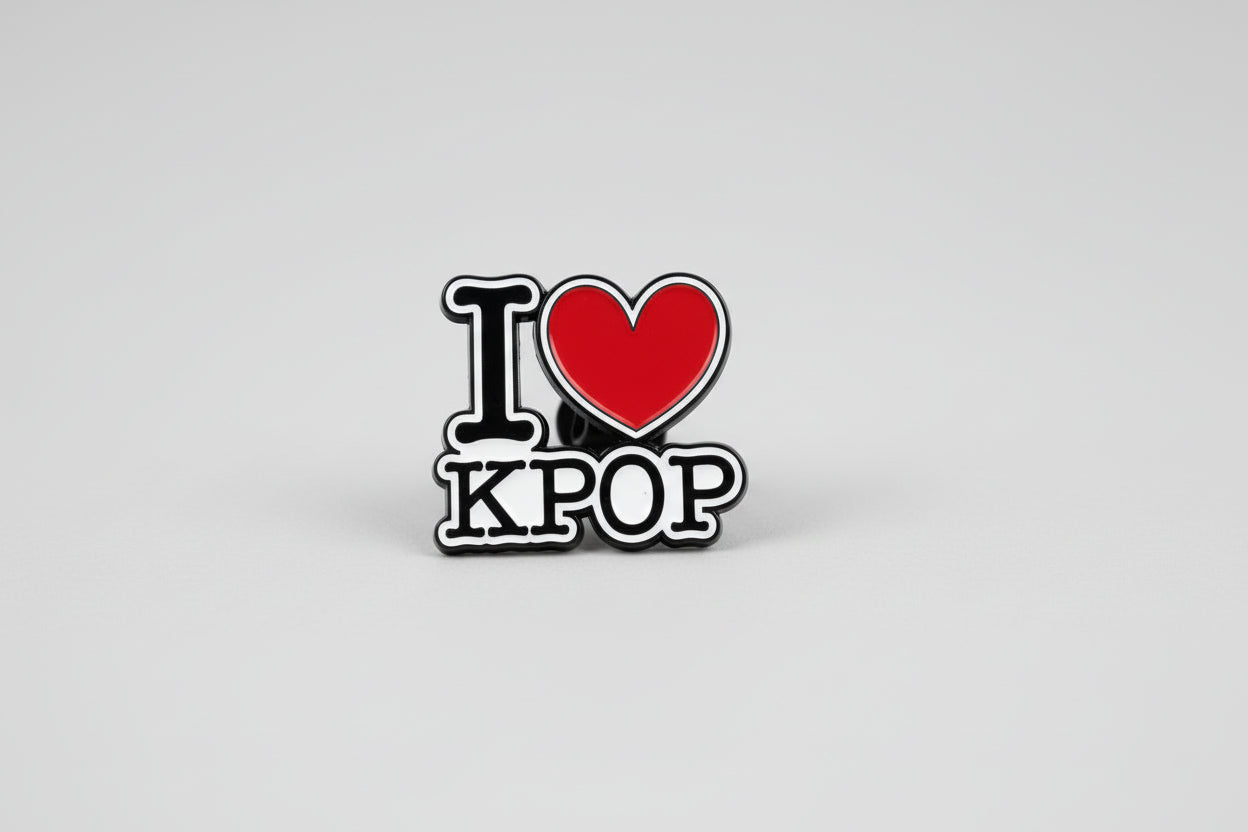 Pin - ”I ❤️ KPOP"