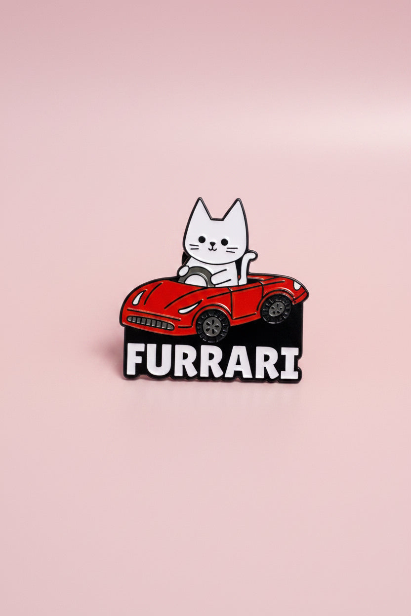 Pin - ”Furrari” Katt