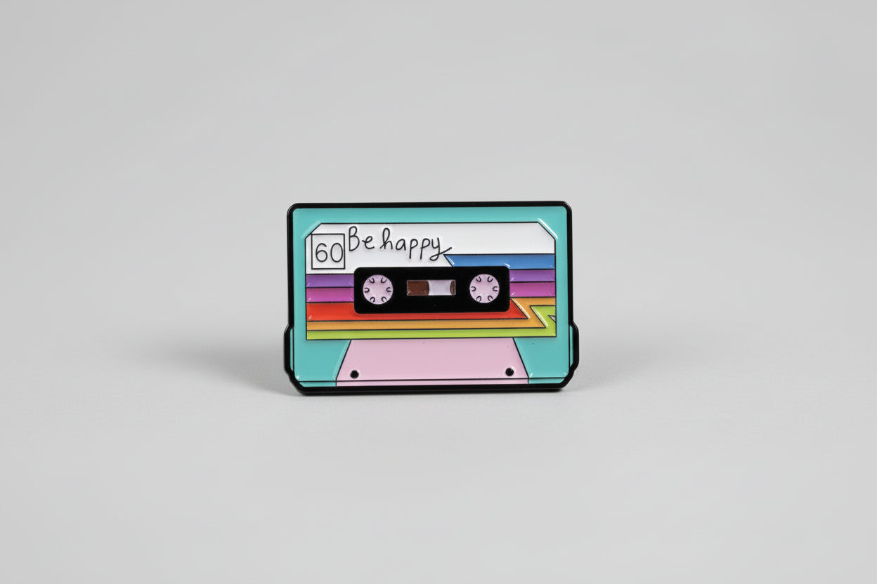 Pin - Kassettband ”Be happy”
