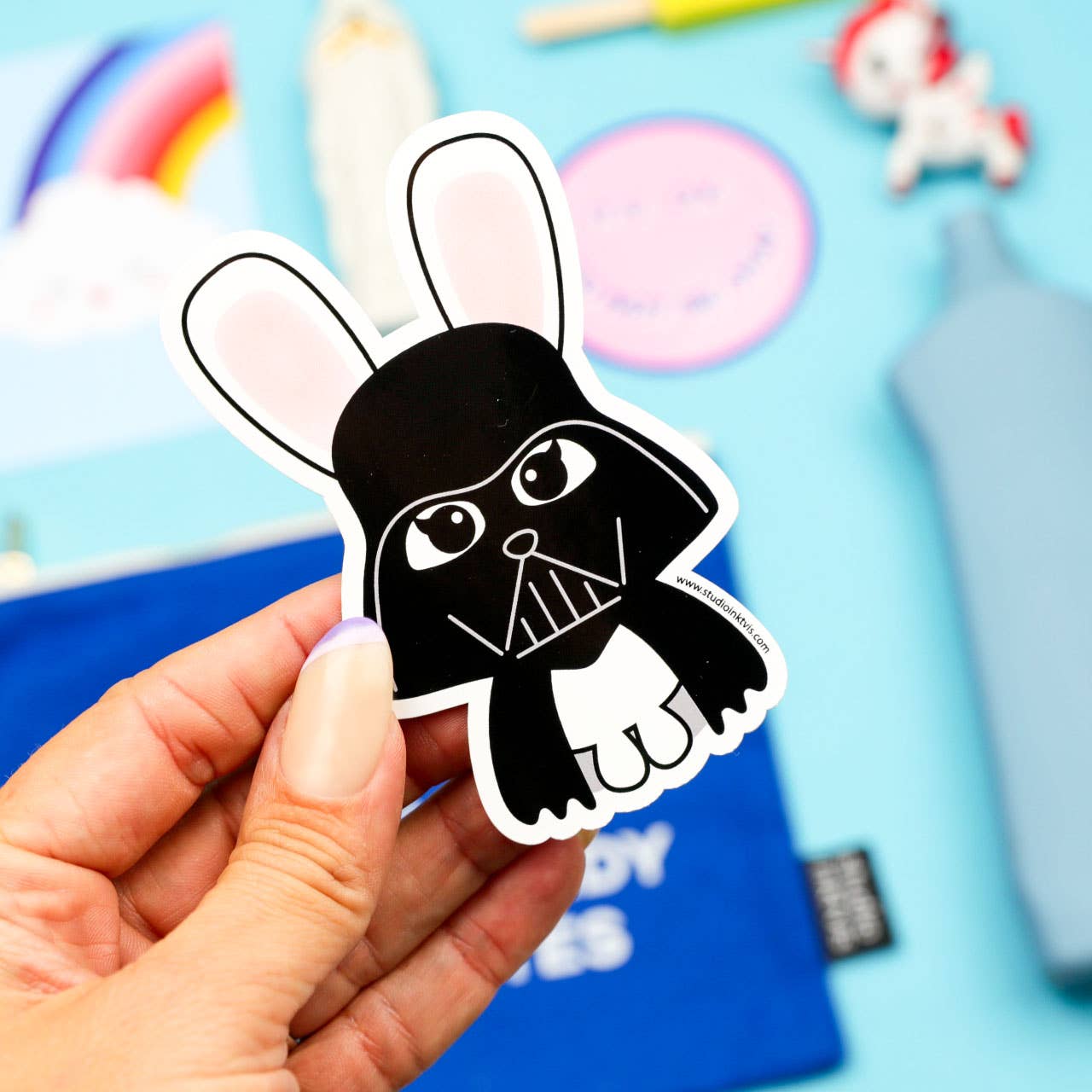 Star Wars Darth Bunny-klistermärke
