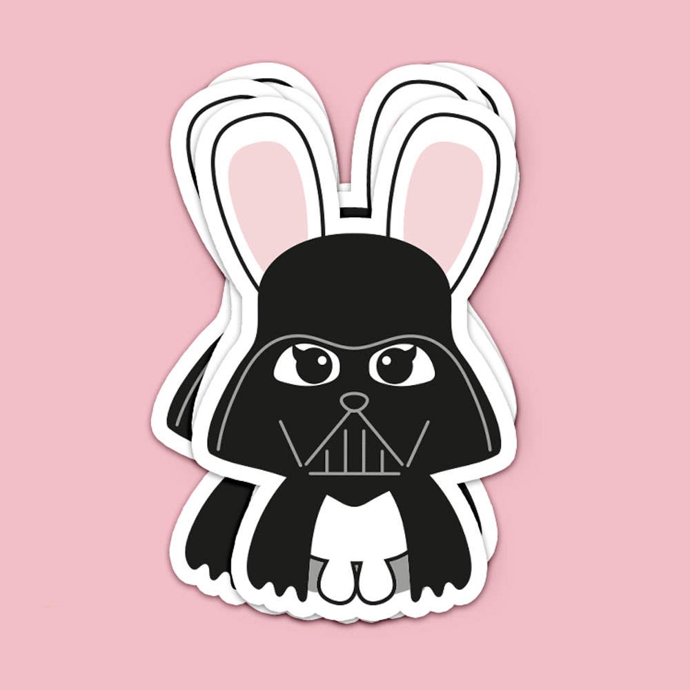 Star Wars Darth Bunny-klistermärke