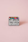 Pin - ”My brain has too many tabs open..”