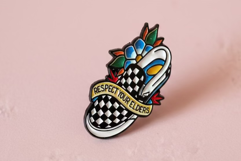 Pin ”Respect your elders” Vans