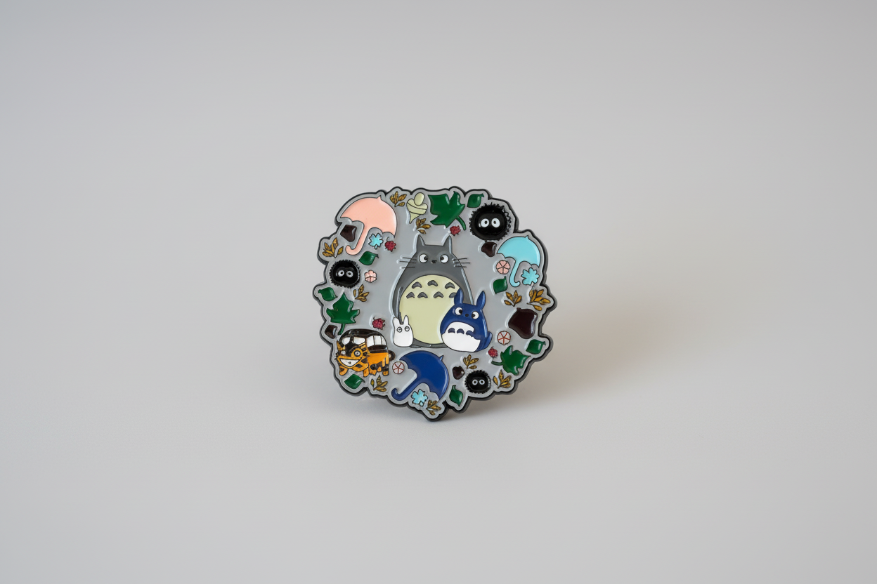 Pin - Studio Ghibli Totoro med vänner