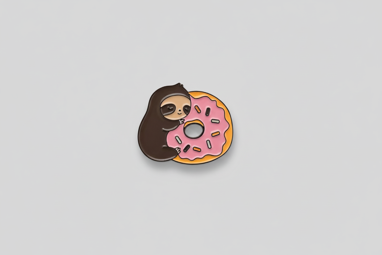 Pin - Sengångare med en Donut