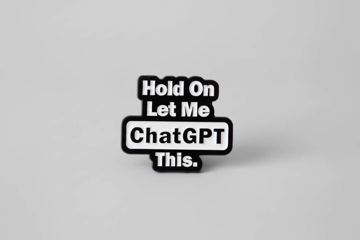 Pin - "Hold on, let me ChatGPT this”