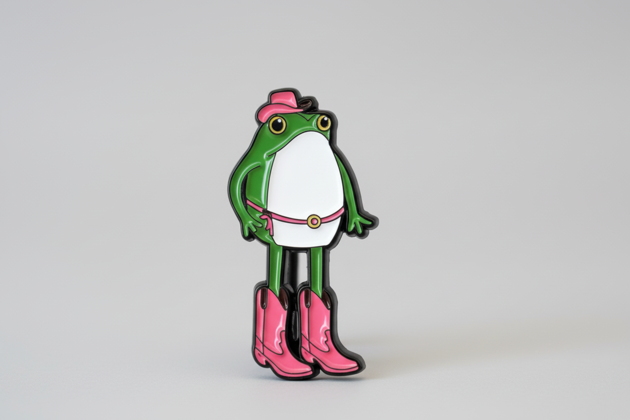 Pin Groda i Cowboyboots