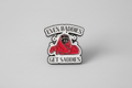 Pin - ”Even baddies get saddies” Tvättbjörn