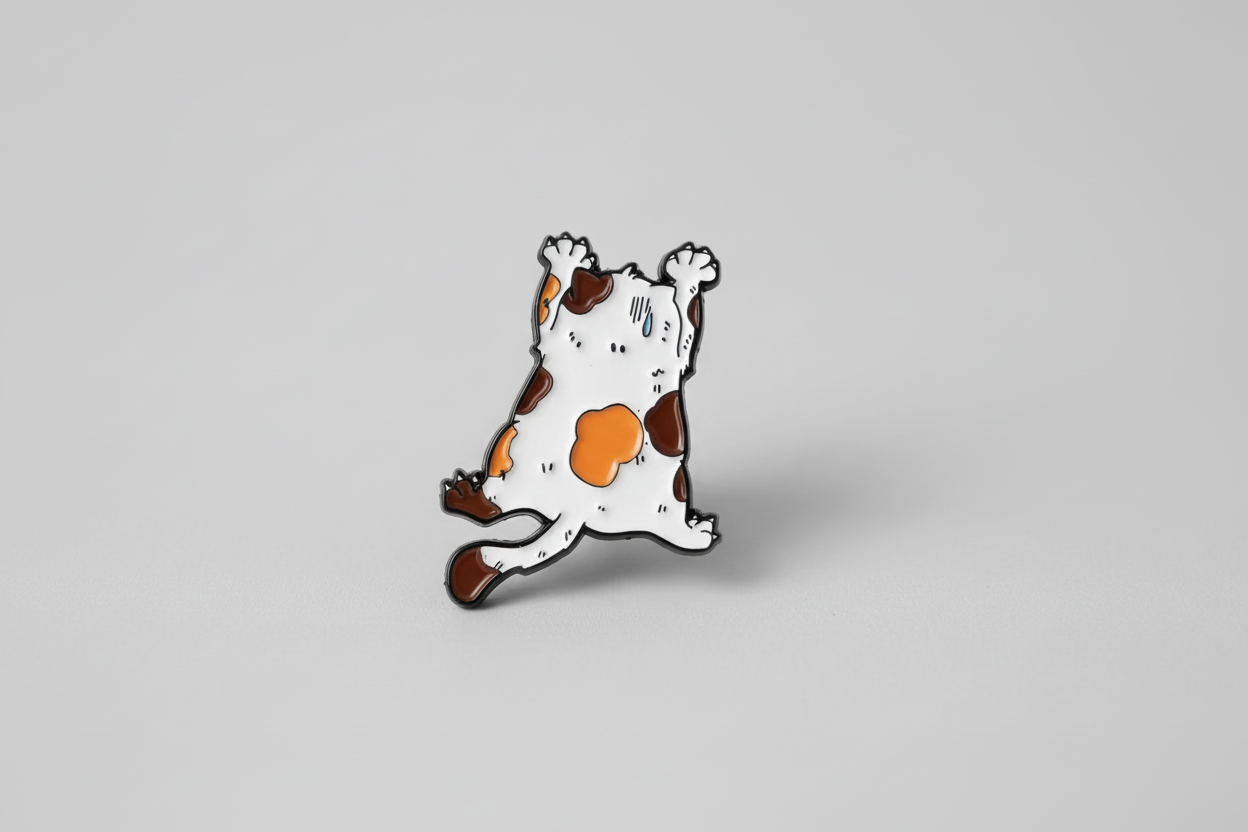 Pin - Fläckig katt (hängande)