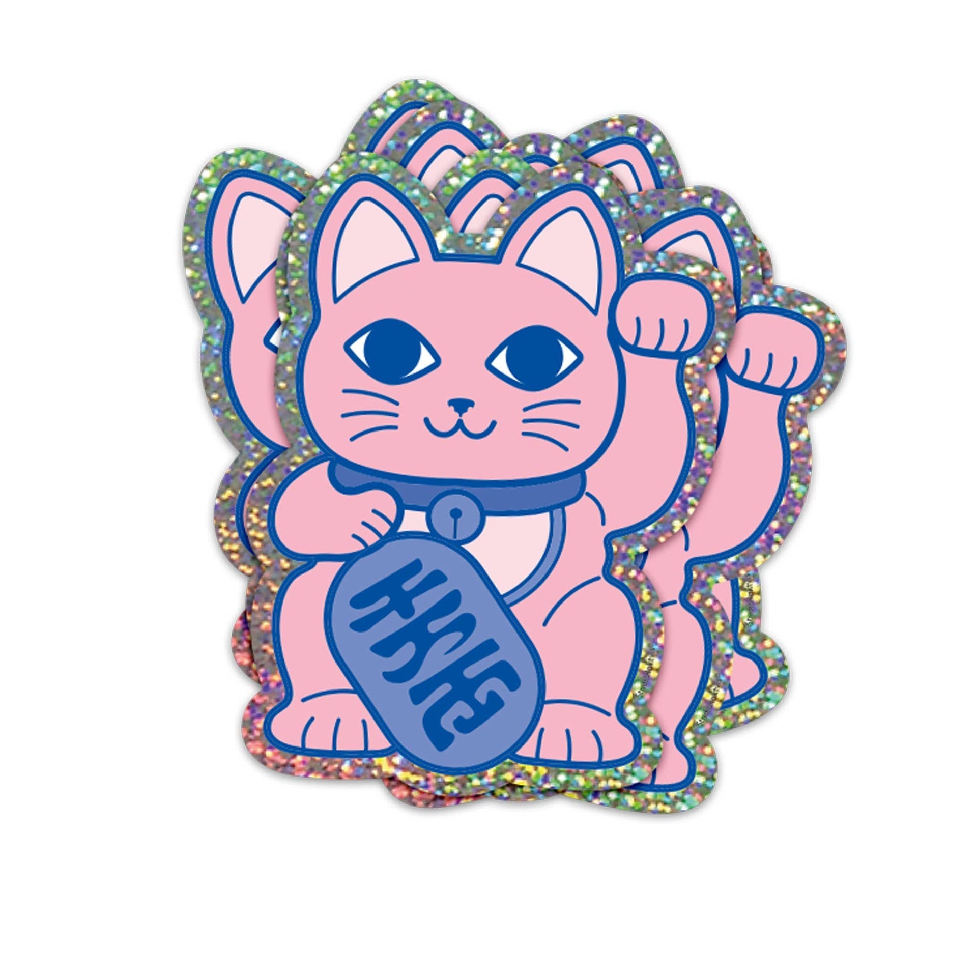 Klistermärke Maneki Neko Lyckokatt